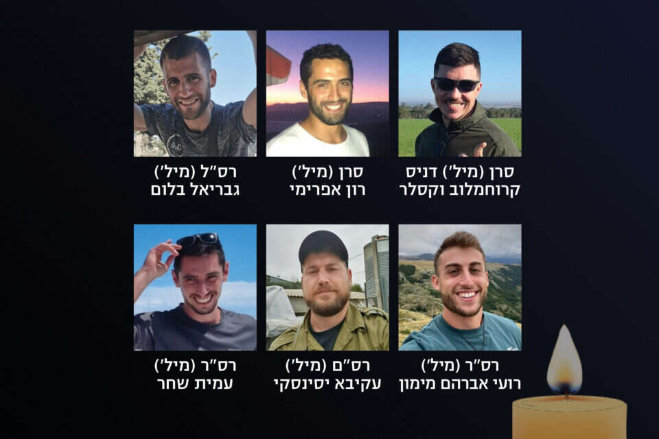 ששת הנופלים בתקרית , דובר צה"ל