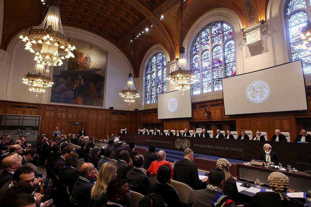 L'audience à la Cour internationale de Justice à La Haye, Reuters