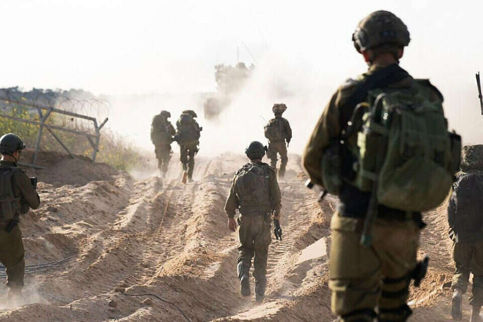 לוחמי צה"ל בעזה , אי.פי