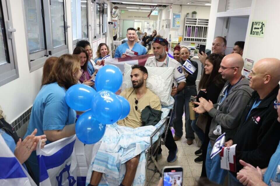 ניב שטייף בשחרור. החלמה מהירה , קריה רפואית רמב"ם