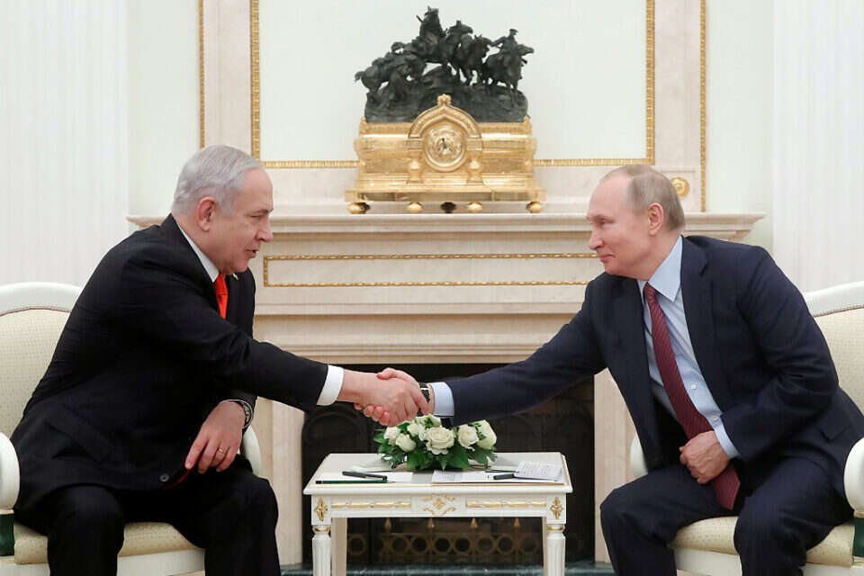 נתניהו ופוטין (ארכיון) , אי.פי.איי