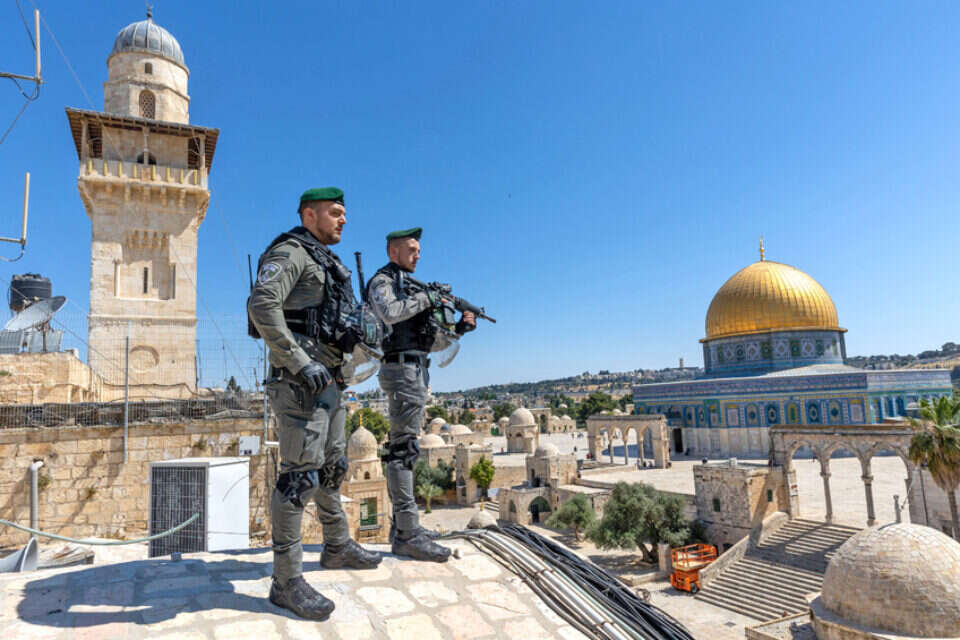 כוחות הביטחון בהר הבית (ארכיון) , יוסי אלוני / פלאש90