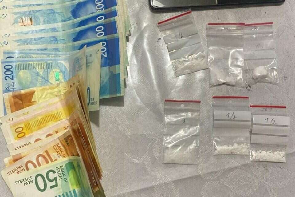 חלק מהסמים שאותרו , דוברות המשטרה