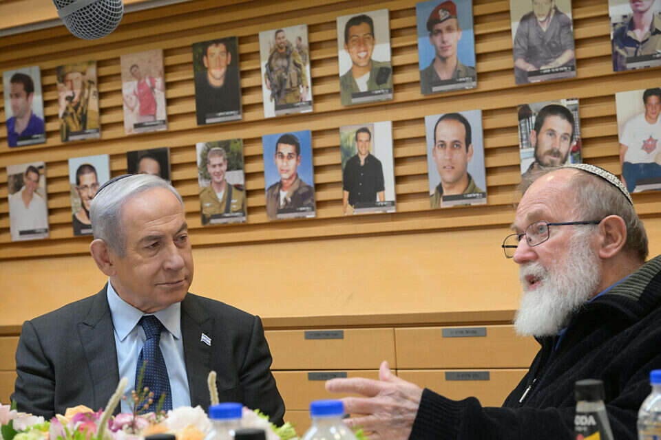 נתניהו בביקורו השבוע במוסדות "בני דוד" ביישוב עלי , עמוס בן גרשום/לע"מ