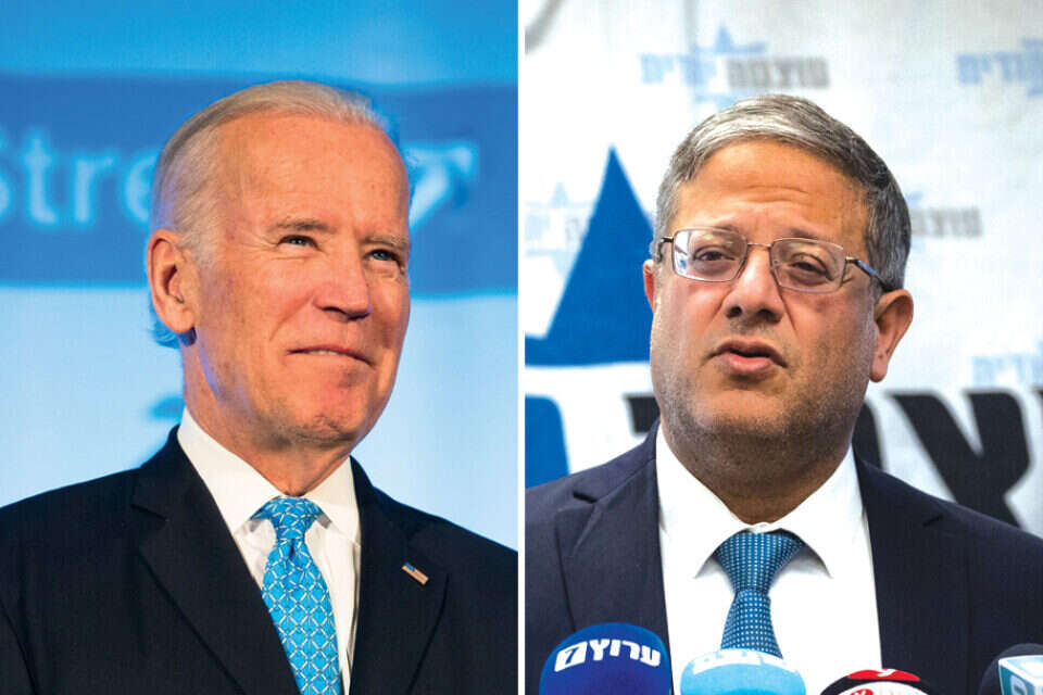 איתמר בן גביר ונשיא ארה"ב ג'ו ביידן , אורן בן חקון \ jstreet