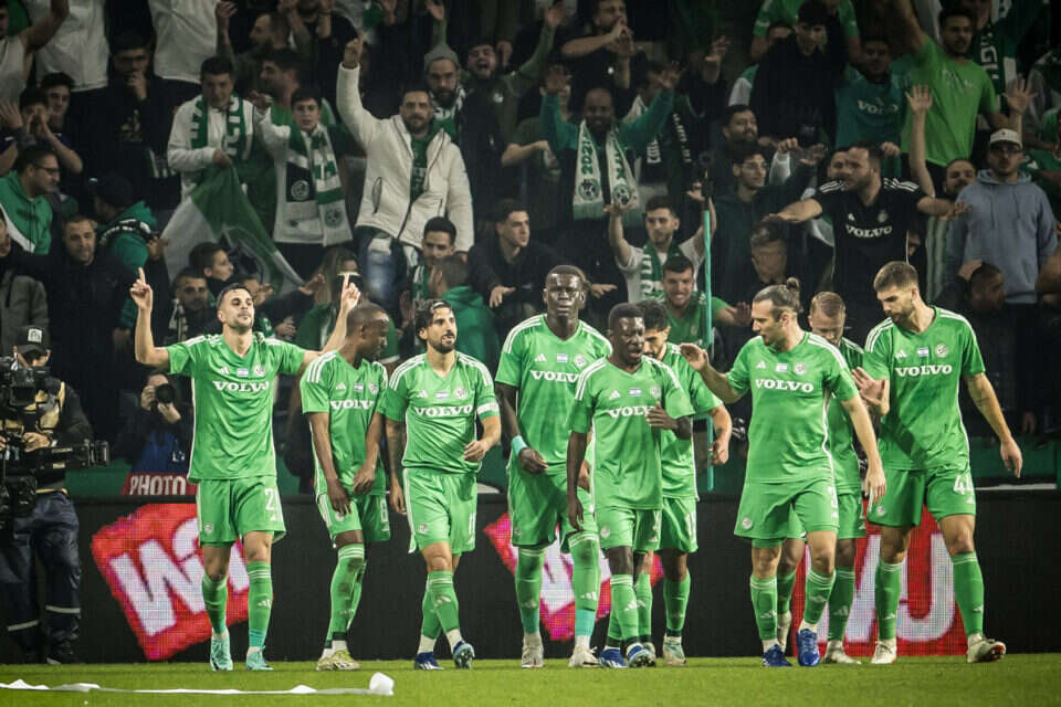 Maccabi Tel Aviv returned a negative figure for the first time since