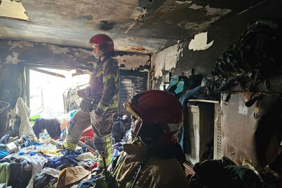 השריפה בבניין המגורים , דוברות כבאות והצלה