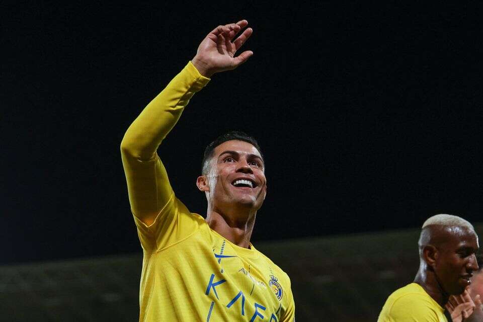 כריסטיאנו רונאלדו חוגג במדי אל נאסר , Getty Images