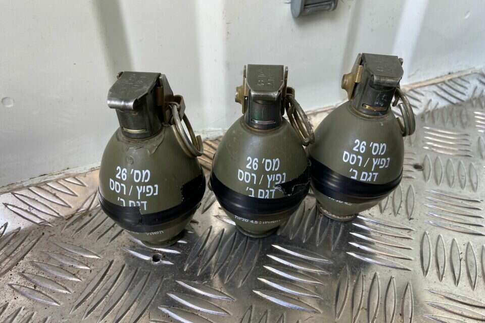 רימוני רסס (ארכיון) , דוברות המשטרה 