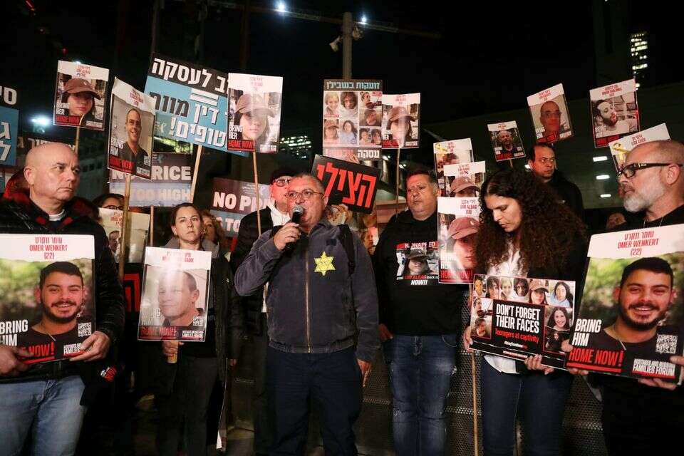 דני אלגרט, אחיו של החטוף יצחק אלגרט (ארכיון) , גדעון מרקוביץ'