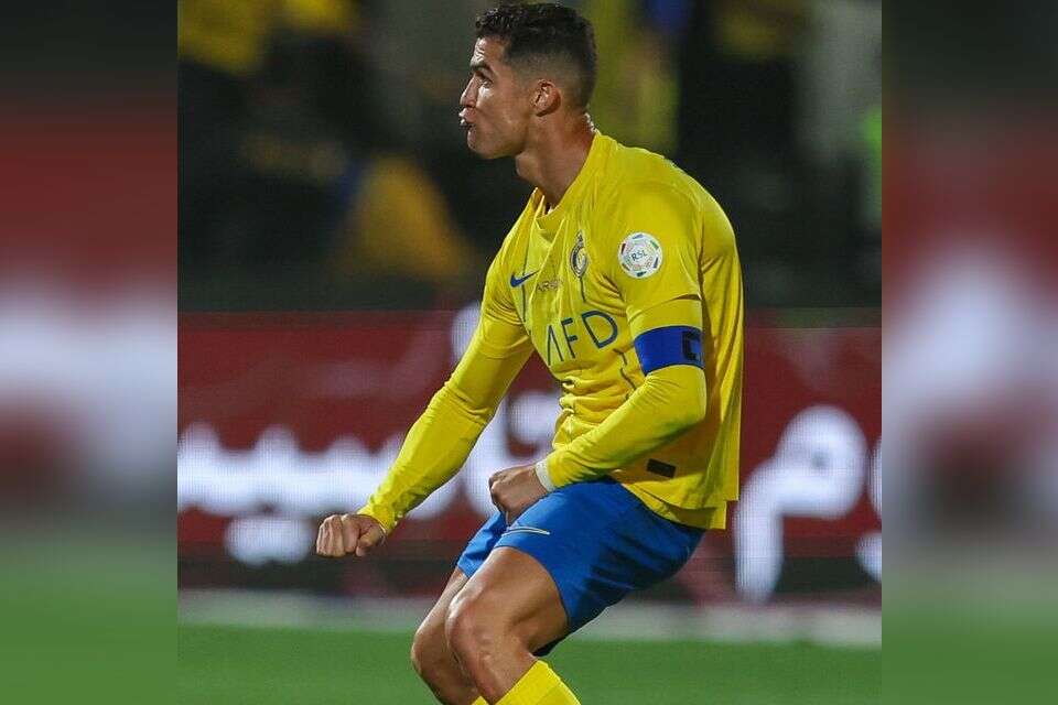 כריסטיאנו רונאלדו והתנועה המגונה , Getty Images