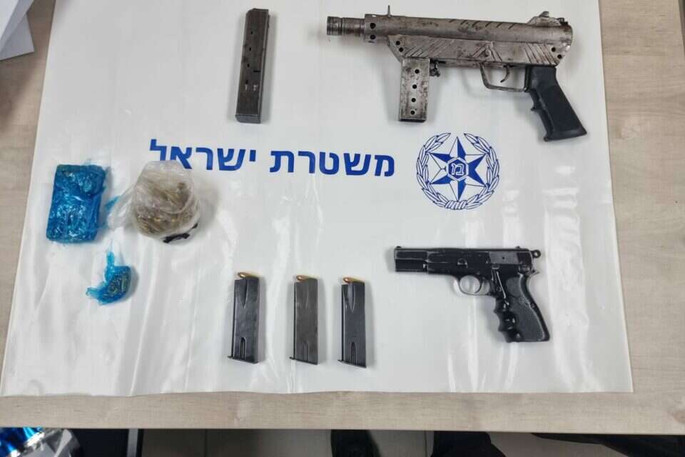 הנשקים שנתפסו , דוברות המשטרה
