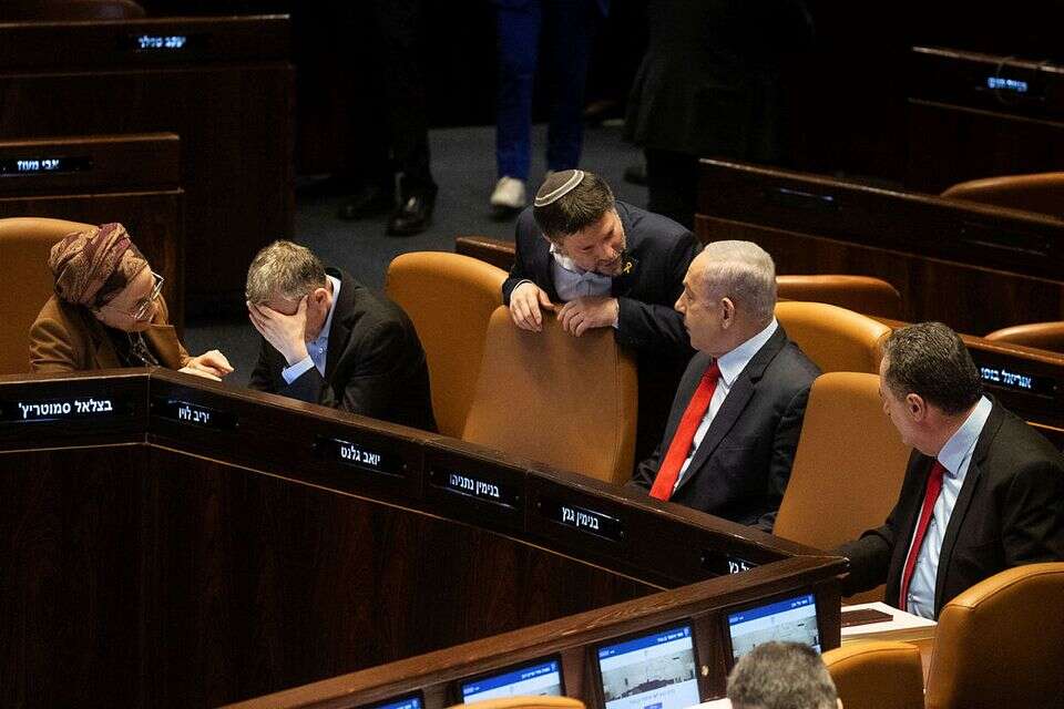 סמוטריץ' ונתניהו (ארכיון) , אורן בן חקון