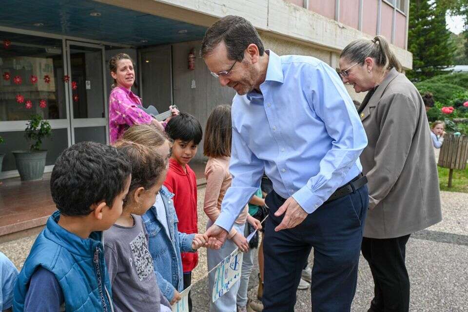 הנשיא הרצוג בביקור בצפון הארץ, מרץ 2024 , מעיין טואף/לע״מ