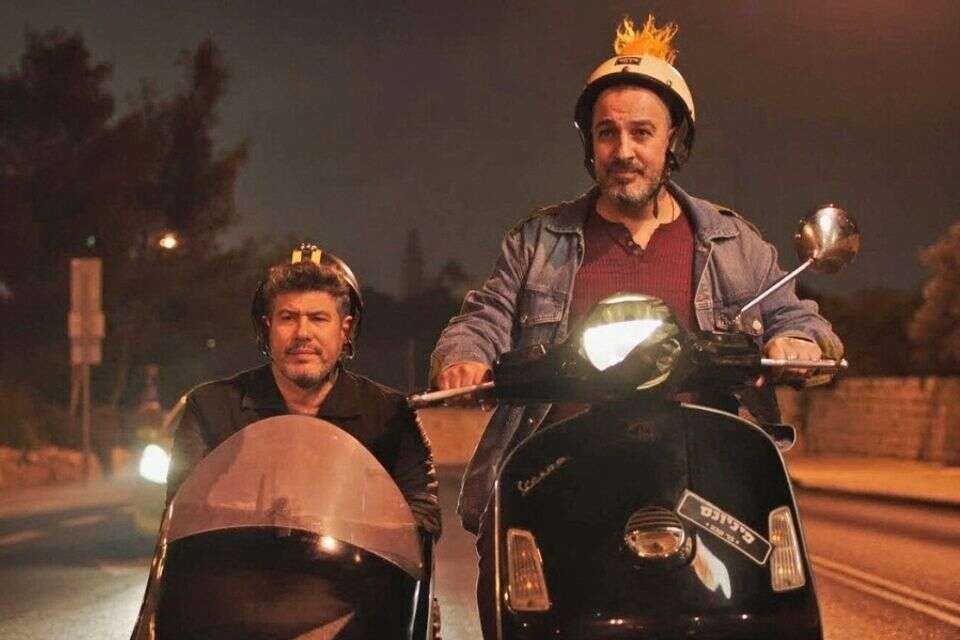 חנן סביון וגיא עמיר ב"באש ובמים" , נטפליקס