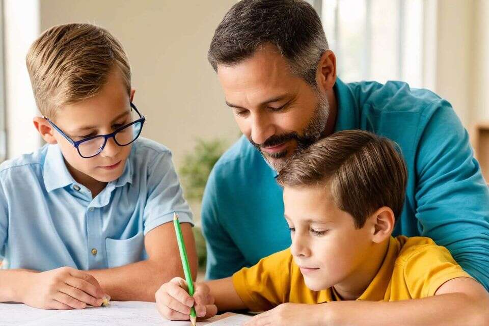 אב עוזר לילדיו בשיעורי בית , מערכת feedy באמצעות הבינה המלאכותית Maze Guru
