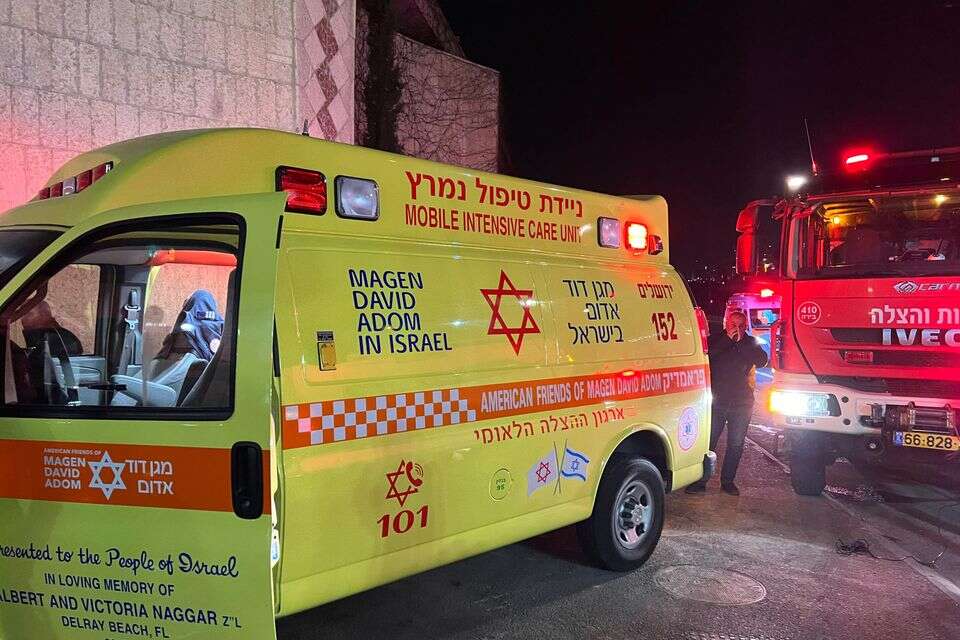 אירוע ירי בירושלים: פצוע אנוש בזירה