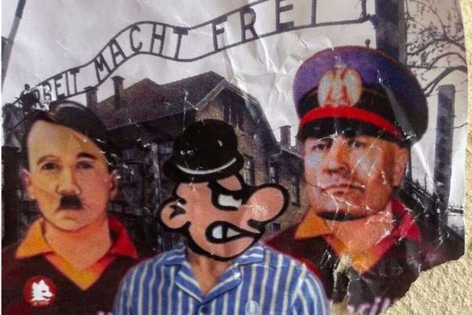 הסטיקרים שהופצעו ברומא , צילום מסך