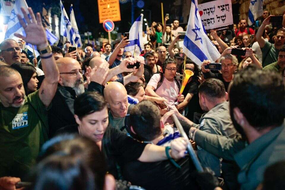 עימותים בין מפגינים לשוטרים בירושלים , אורן בן חקון