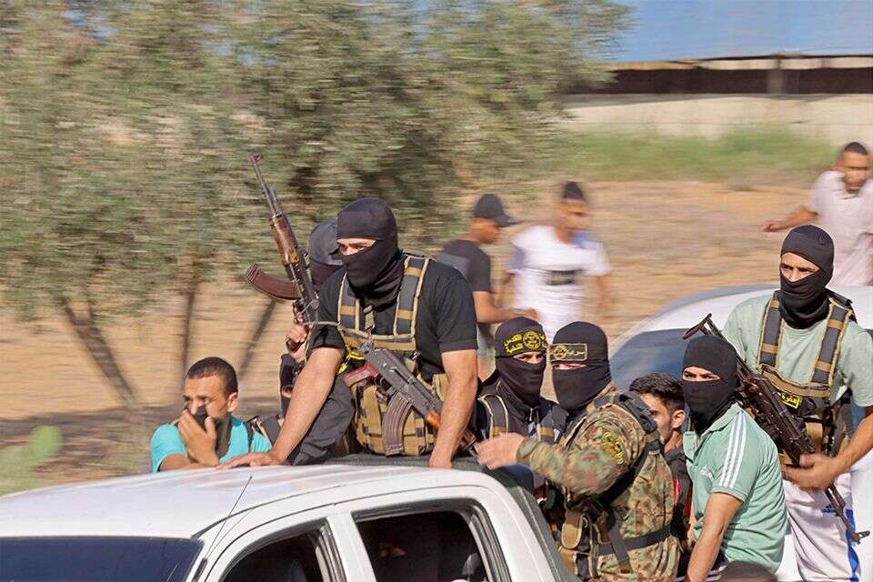 מחבלי חמאס ב-7 באוקטובר , אי.אף.פי