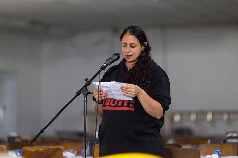 עופרי ביבס בקיבוץ ניר עוז (ארכיון) , צילום: לירון מולדובן