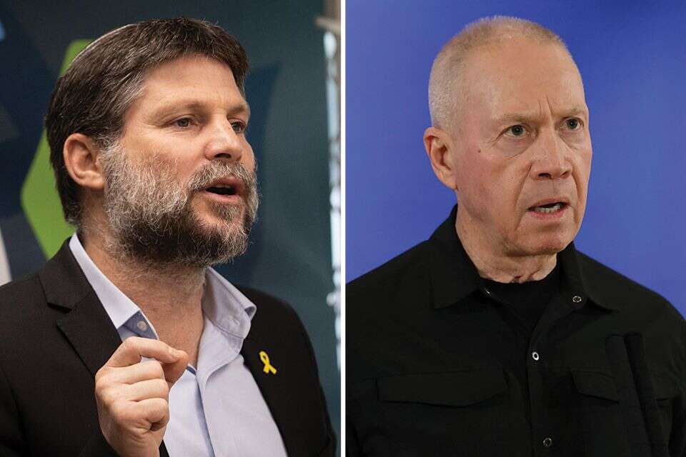 שר הביטחון גלנט ובצלאל סמוטריץ' , אורן בן חקון, קוקו