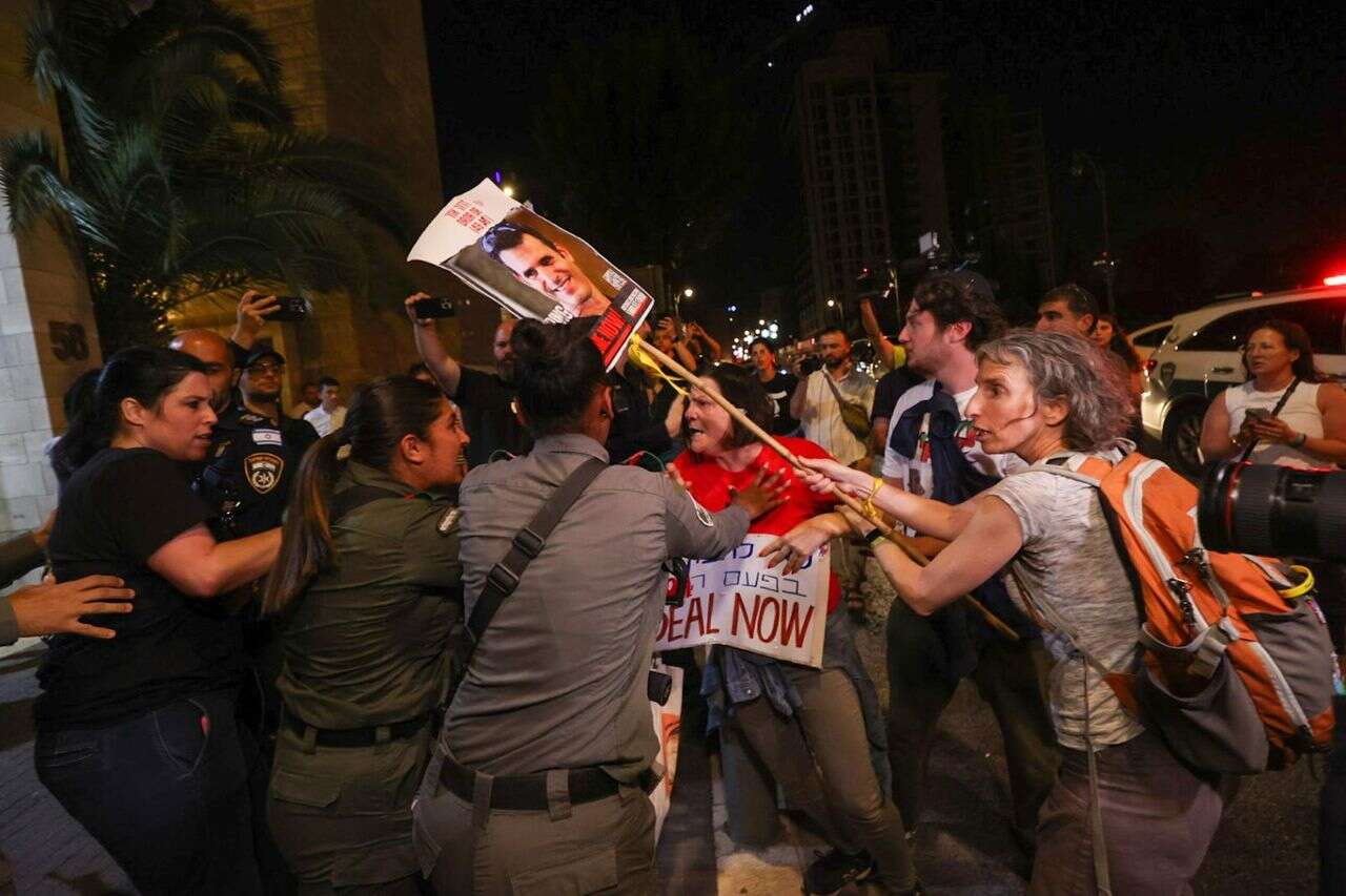 אחרי פרסום אות החיים מהחטוף הירש: הפגנות ליד מעון רה