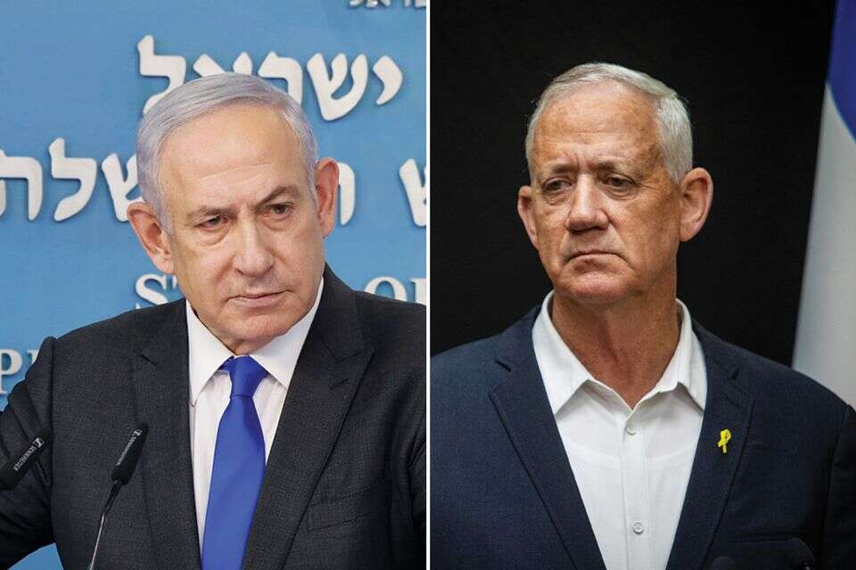 גנץ ונתניהו , אורן בן חקון ומארק ישראל סלם