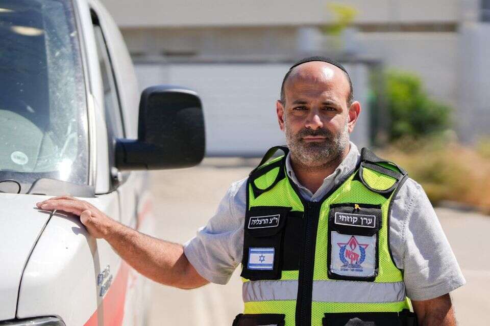 מתנדב ארגון זק"א תל אביב, ערן קוזחי, נבחר להשיא משואה , דוברות זק"א תל אביב