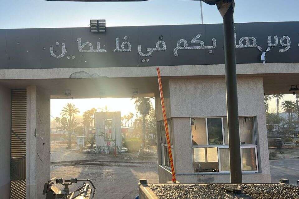מעבר רפיח בצידו העזתי בשליטת צה"ל , דובר צה"ל