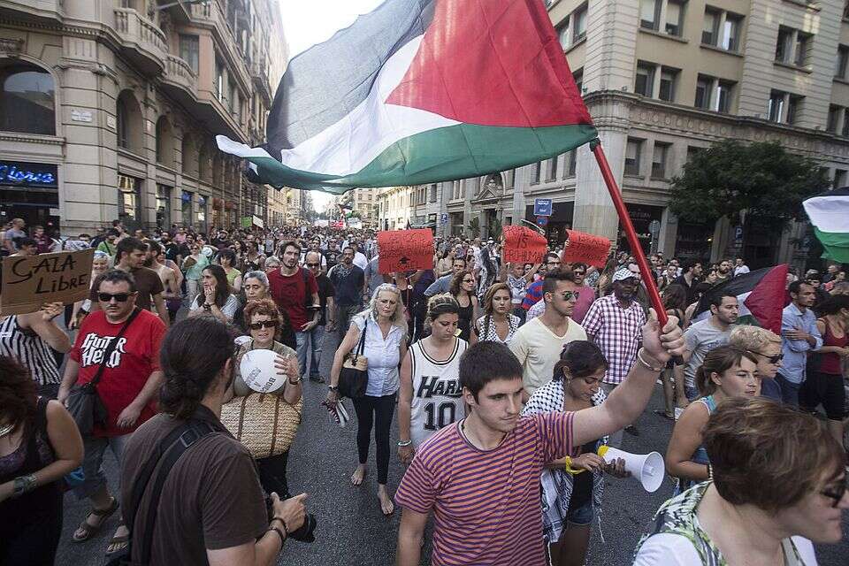 הפגנות פרו פלשתיניות בברצלונה (ארכיון) , Anadolu Agency