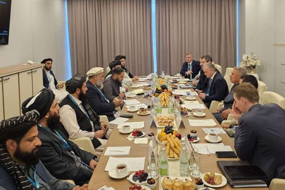 פגישה בין נציגי הטליבאן לנציגים רוסים בשולי פורום קאזאן , ללא