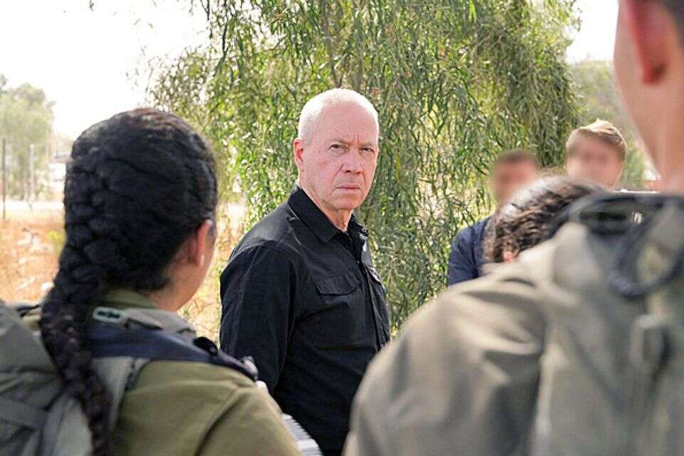 שר הביטחון יואב גלנט , אריאל חרמוני, משרד הביטחון