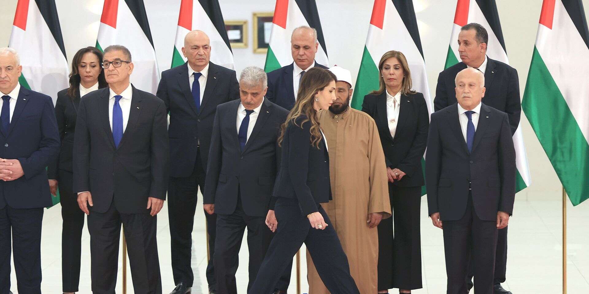 מעמד ההשבעה של הממשלה הפלשתינית החדשה, מארס 2024
, EPA