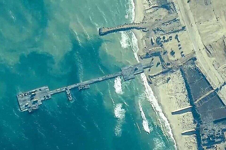 המזח הימי בעזה , רויטרס