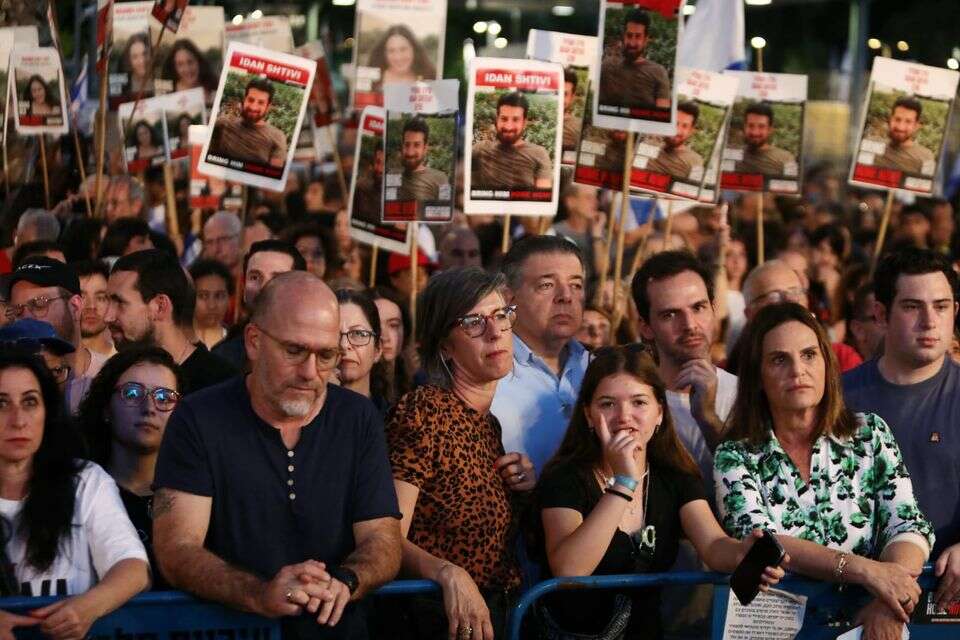 עצרת משפחות חטופים (ארכיון) , גדעון מרקוביץ'