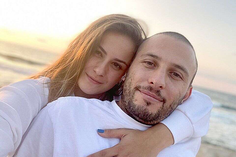 אלכסנדר לובנוב ז"ל יחד עם אלמנתו מיכל , באדיבות המשפחה