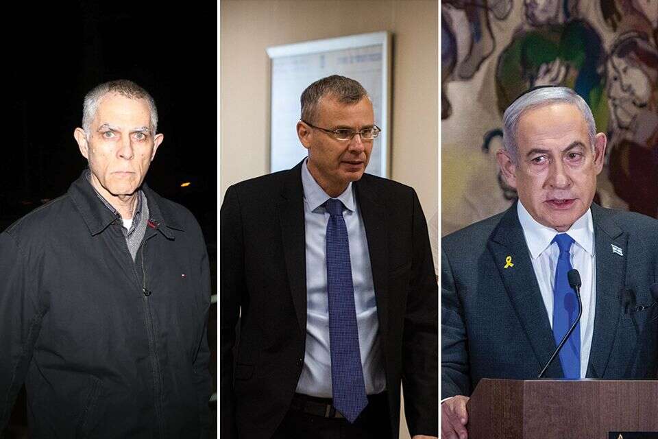 נתניהו, יריב לוין ומוזס  , אורן בן חקון 