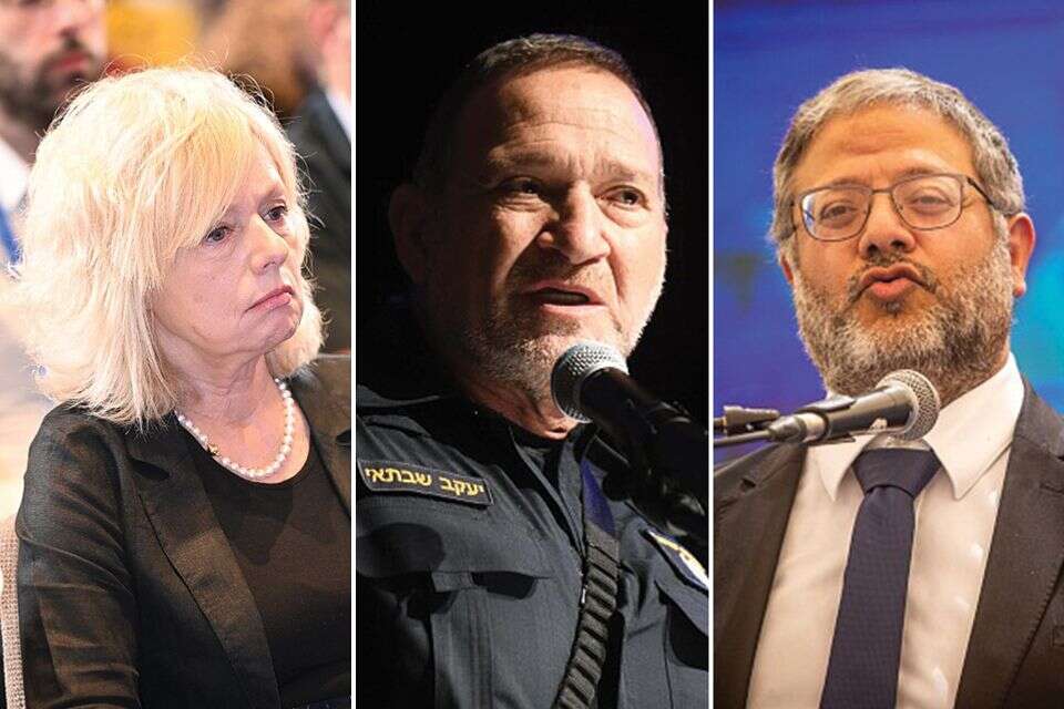 איתמר בן גביר, קובי שבתאי, גלי בהרב-מיארה , אורן בן חקון, דודו גרינשפן,  יהודה בן יתח