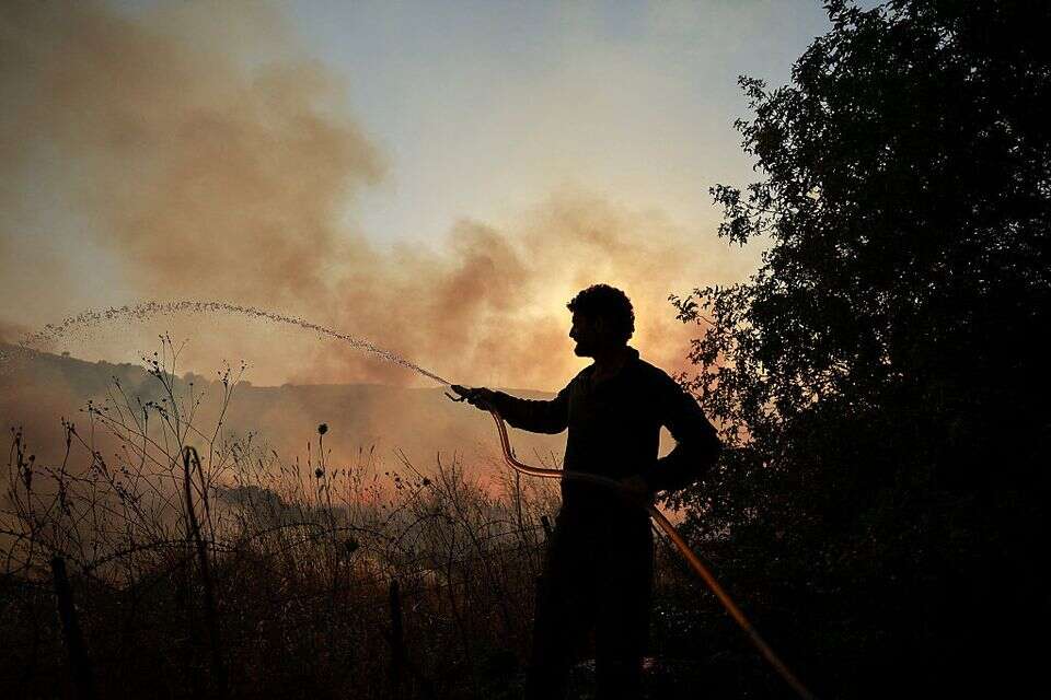שריפות בצפון , רויטרס
