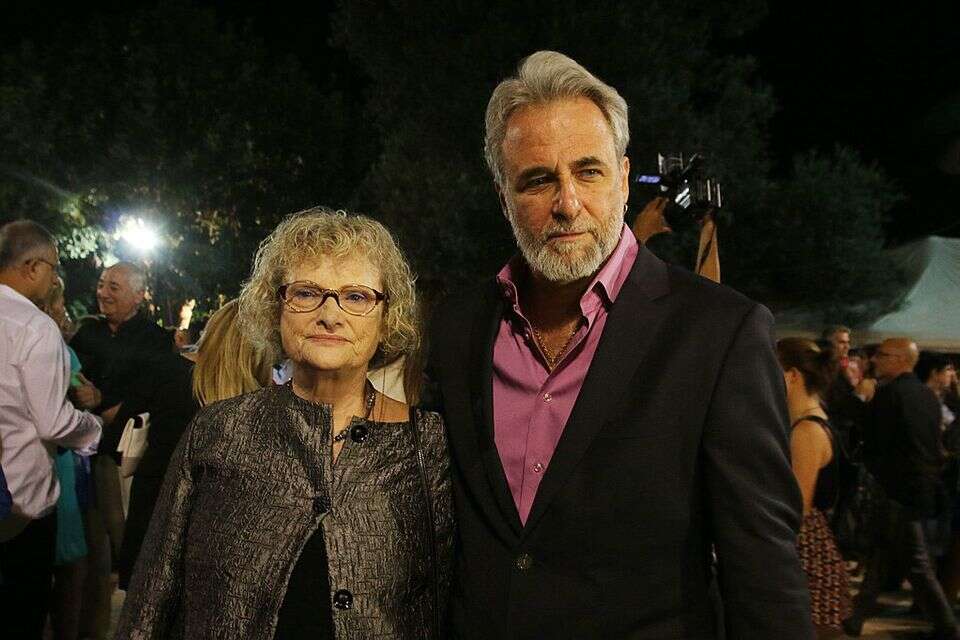 פנינה בלייר עם ארי פולמן (ארכיון) , הרצי שפירא