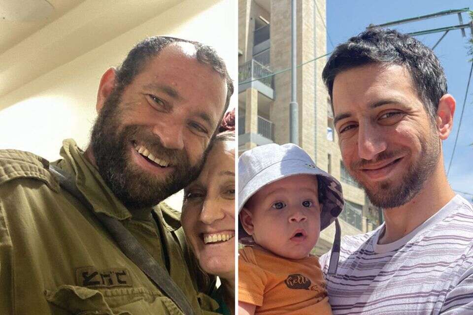רס"ב (מיל') אילון ויס, בן 49 מפסגות וסרן (מיל׳) איתן קופלוביץ, בן 28 מהיישוב הושעיה , באדיבות המשפחה, דובר צה"ל