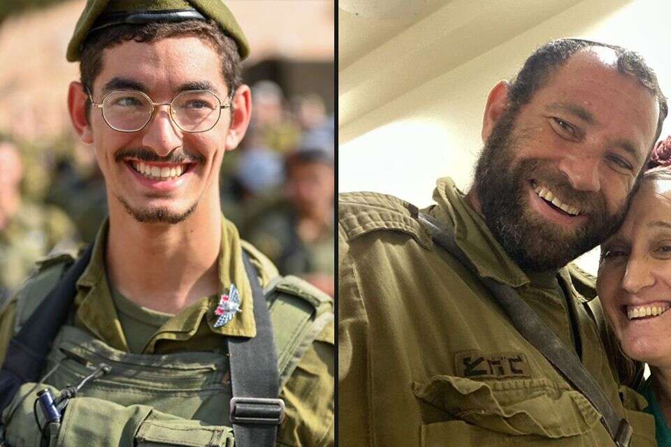 אילון ויס (מימין) ושלום מנחם זכרונם לברכה , באדיבות המשפחה