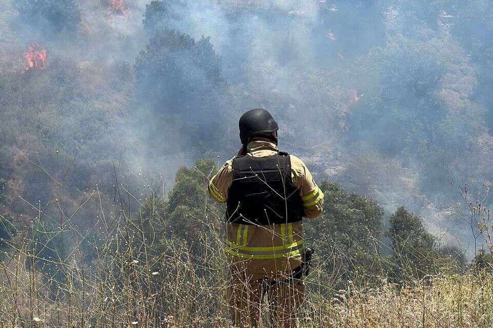 שריפה במטולה (ארכיון) , דוברות כבאות והצלה לישראל | מחוז צפון