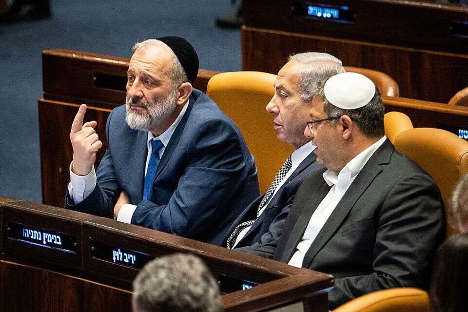 בן גביר, נתניהו ודרעי (ארכיון) , אורן בן חקון