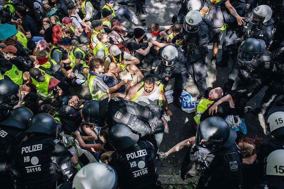 הפגנות הימין הקיצוני באסן, גרמניה , Getty Images