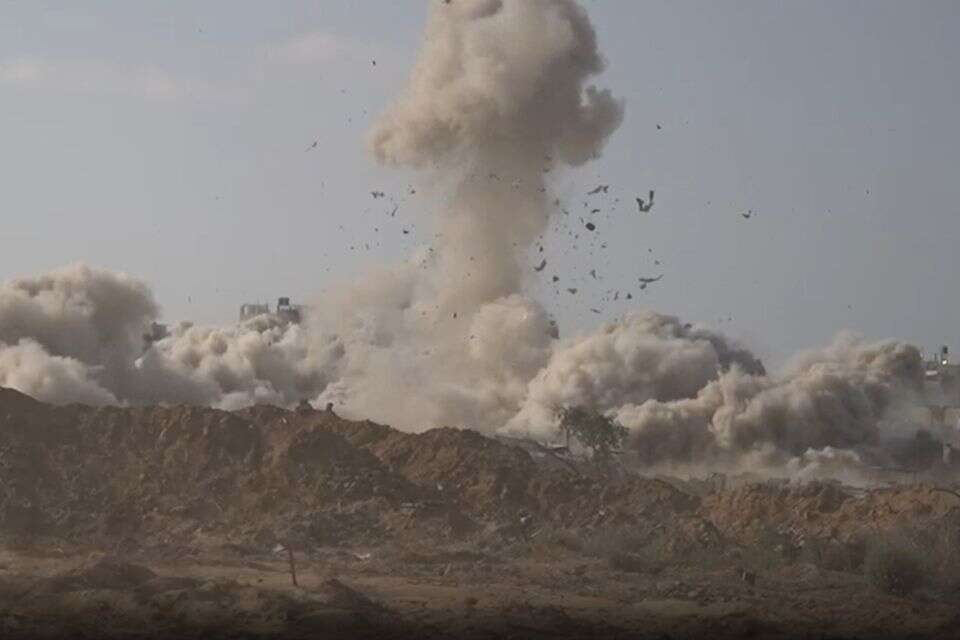 פיצוץ המנהרה , דובר צה"ל