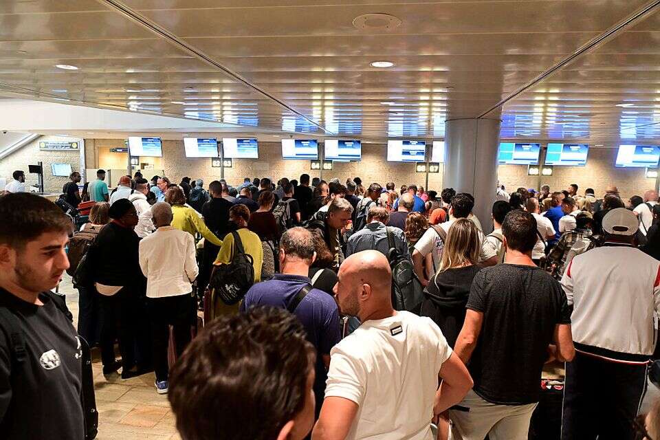 תגיעו שלוש שעות לפני. עומס בנתב"ג (ארכיון) , יוסי זליגר