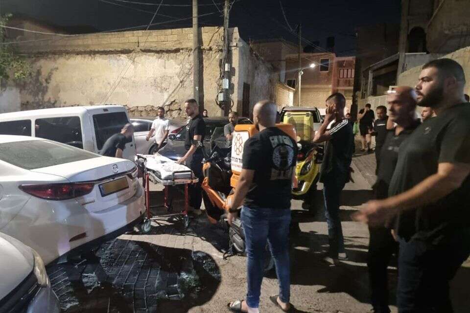 זירת האירוע בג'ת , .