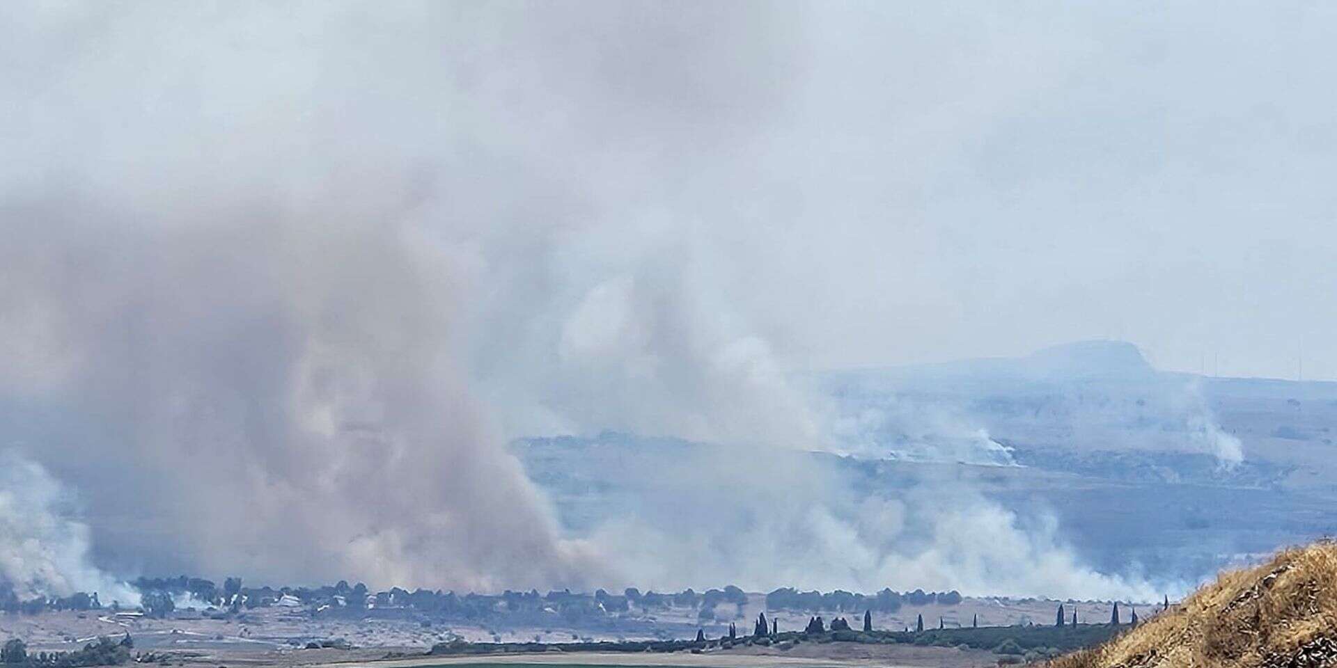 שריפות בשטחים פתוחים ברמת הגולן והגליל העליון , כבאות והצלה